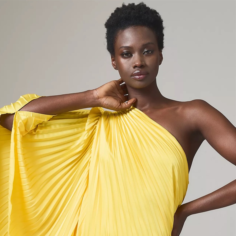 Hutch One-Shoulder Pleated Mini Dress - Picture 7 of 13
